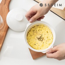 마일드 화이트 계란찜기, 13.5cm, 2개