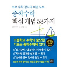 중학 중학수학 핵심 개념 58가지:프로 수학 강사의 비법 노트 포북(forbook)