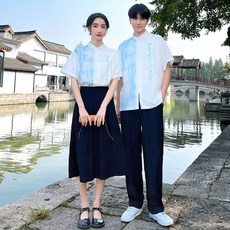 커플룩 하와이 30대 시밀러룩 웨딩촬영 반팔 가족 20대 원피스 여행 오버핏 모녀 휴양지 신혼 스타일