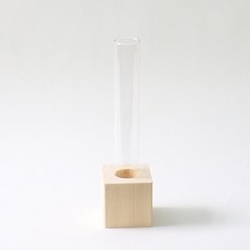 유로아일랜드 유리화병 유리어항 인테리어유리용기, 원목나무유리관세트