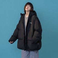 여성용 빅사이즈 캐주얼 패딩 재킷
