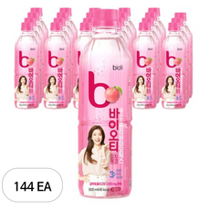 바이오티 마시는 프리바이오틱스 피치 핑크 복숭아맛, 500ml, 144개