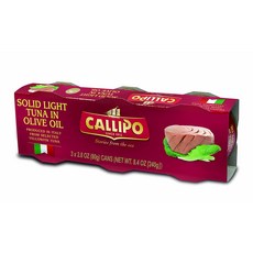 Italian Canned Tuna in Olive Oil Callipo 2.8 Oz (Pack of 9) 이탈리아 올리브 오일 참치 통조림 칼리포 2.8 온스 (9개 팩), 기타, 1개, 79g