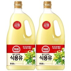 기타 해표식용유콩기름1.8L2개