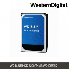 WesternDigital WD BLUE 1TB WD10EZEX 7200/64M/공식판매점 - wd10ezex