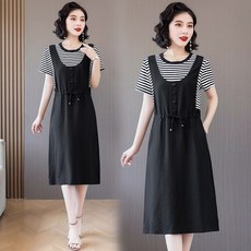 POMTOR 여름원피스 플리츠원피스 빅사이즈원피스