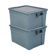 엔플라스틱 자이언트 리빙박스 120L 2P, 블루