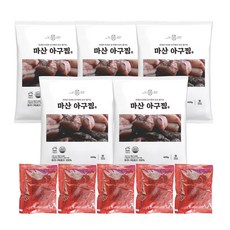 마산 아구찜 토니오 셰프의 마산 아구찜 5세트(아구찜용 아구 600gX5 +아구찜소스 100gX5)