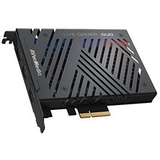 해외1459237 AVerMedia Live Gamer Duo. 듀얼 HDMI 1080p 비디오 캡쳐 카드 (GC570D), One Color_Live Gamer DUO, 상세 설명 참조0, 상세 설명 참조0