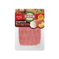 롯데 의성마늘햄 슬라이스 60g * 20개 1BOX 슬라이스 아이스박스+아이스팩