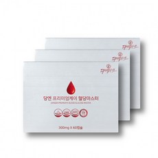 당엔 프리미엄케이 혈당마스터 3박스 (120캡슐), 60정, 3개