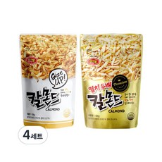 칼슘강화 머거본 칼몬드 멸치 두배 간식세트 280g 4세트, ONE COLOR, 4세트 4세트