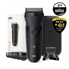[BRAUN] 브라운 전기면도기 시리즈3 MBS3 300BT +100주년 기념파우치, 상세설명 참조, 01_300BT[3BDT]
