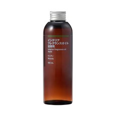 MUJI 무인양품 인테리어 프래그런스 디퓨저 오일 리필용 우디 180mL 12814498, 1개