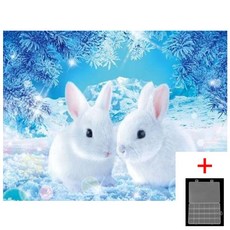 토끼보석십자수