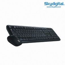 스카이디지탈 SKY W270 저소음 무선 키보드 마우스 세트 블랙 (USB 키스킨포함), 선택하세요