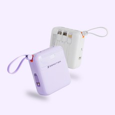 제로티어 대용량 고속 보조배터리 휴대용충전기 10 000mAh, ZT-110, 퍼플