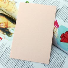 페이퍼포레스트 컬러엽서 엽서종이 무지엽서 캘리그라피 20매입 타이포/캘리그라피엽서, 1개, 04.연분홍(20매입)