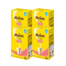 맥심 모카골드 라이트 커피믹스, 11.8g, 100개입, 4개
