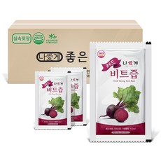 나애게 국내산 레드비트즙 100ml 60팩 실속포장