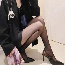 에나멜스틸레토슬링백