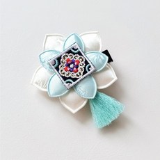 아기한복머리핀