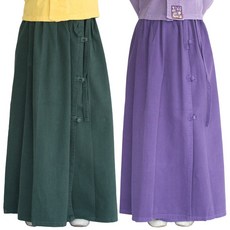 매듭우리옷 (한정특가) SF107 여자 봄가을 잔골 치마 모음 생활한복 개량한복