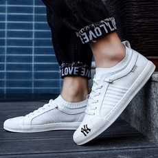 다섯 슈즈 트렌드한 신발 여름 캐쥬얼 보드화 위빙 모카신