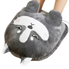 허스키 강아지 USB 발열쿠션 발난로 발열방석 손난로, 상세페이지 참조