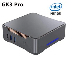 미니 PC 소형 mini 컴퓨터 GK3 프로 GK3V 인텔 N5105/N95 윈도우즈 11 DDR4 8GB 256GB 16GB 512GB WIFI5 BT4.2 VGA 게임 VS U, 해외공급사, Celeron N5105 + UK, 8GB 256GB SSD