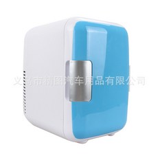 미니 냉장고 냉장 차량용 화장품 원룸 술냉장고 자동차 신선함 4L 및 술장고 가정용 소형 1인, [01] CN, 4L blue, 1개