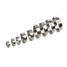 10 키트 클램프 호스 3 5 모음 31mm 다중 스틸 이어 단일 PCs 304 사양 스테인리스, 9.6-11.3mm, 1개