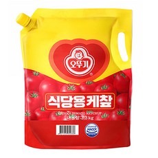 오뚜기 식당용 케챂 스파우트팩, 3.3kg, 1개, 상세페이지 참조