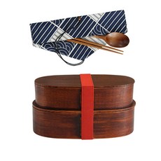 Q0019원목 도시락 일본식 나무 도시락통 직장인 도시락 WWJ19, 개, B
