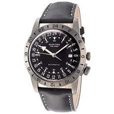 Glycine Airman Mens Analog Swiss Automatic Watch with Leather Bracelet GL0246 PROD210010753