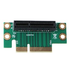 PCI Express PCI-E 4X 어댑터 라이저 카드 90도 직각 라이저 컨버터 카드 1U/2U 서버 섀시 컴퓨터