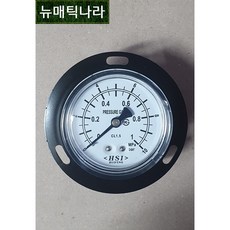 [ HSI ] GPBD60X15 ( BD형 판넬형 공압 압력 게이지 60파이 1.5MPa 15KG 15bar PT 1/4 / HISCO 히스코 압력계 협성계기 ), 1개