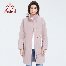 롱 트렌치코트 여성 가을코트 하프 숏 바바리 Astrid 봄 새로운 도착 젊은 패션 도시 착실히 보내다 느슨한 중간 길이 재킷 zs-7165