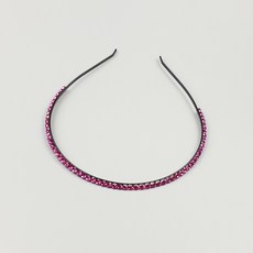 스와로브스키 스톤 심플 얇은 머리띠 11 color 보석머리띠 큐빅머리띠 데일리머리띠