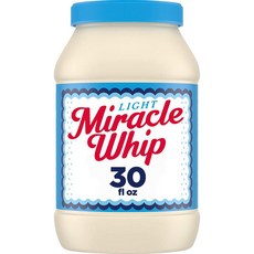 Miracle Whip 미국직구 미라클 채찍 라이트 드레싱(30 floz jar), 사이즈