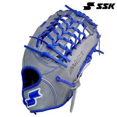 SSK 사사키 ALL NINE 외야글러브 야구글러브 SL0504 그레이/블루, 좌투(오른손착용), 1개