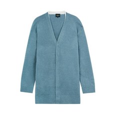 SGNAL 19FW [BLUE] 알파카 블랜드 롱 가디건 TGSW9D802B2