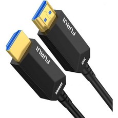 8K 광섬유 HDMI 케이블 50피트 FURUI 2.1 8K60Hz 4K120Hz 48Gbps 동적 HDR eARC와 호환되는 RTX 3080/3090 Xbox Series X, 8K Fiber-50Feet, 1개