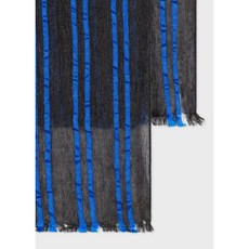 Paul Smith Rainbow Stripe Scarf M2A-150C-K307-47-0 Navy