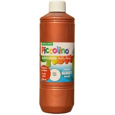 광택 아크릴 페인트 피콜리노 취미 페인트 구리 500ml 병