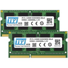 LIYI DDR3 8GB 키트 DRAM 모듈2x4GB 1600MHz PC312800 PC312800S CL11 SODIMM 204 핀 1.5V 듀얼 랭크 2Rx8 비 ECC 언, 8GB KIT (2x4GB)_DDR3 1600MHz |