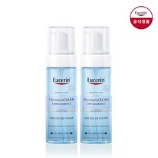 [유세린] [기획팩] 더머토 클린 3 in 1 미셀라 클렌징 폼 150ml+150ml, 구성:더머토 클린 클렌징폼 150ml+150ml