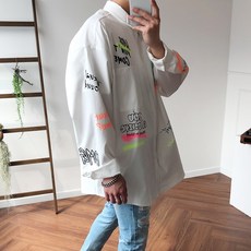 남자프린팅셔츠