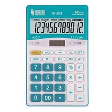 문구랑만들기랑 계산기 누리안 계산기 NR-811B 90X146X13mm 12자리, 1개, 1개
