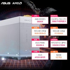 AMD 라이젠5 Creator 게이밍 컴퓨터(5600X/RTX3060 TI/P3 500G/16G/B550M-A)조립PC, 27인치 게이밍모니터(DW27F1GM), AS_HC_1년 무상출장 A/S(1년 A/S), 조립PC / Creator 데스크탑